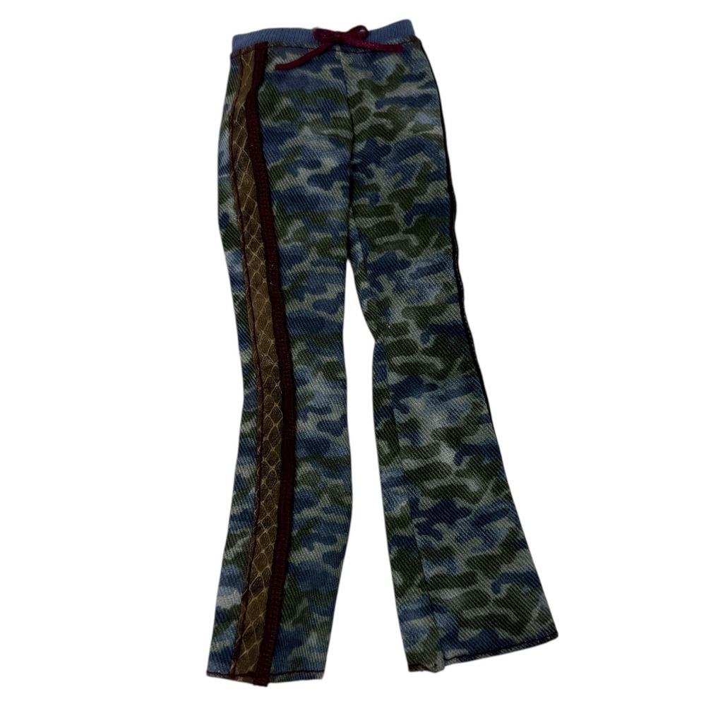 Barbie My Scene Modern Denim Camo Print Jeans Pants Mattel